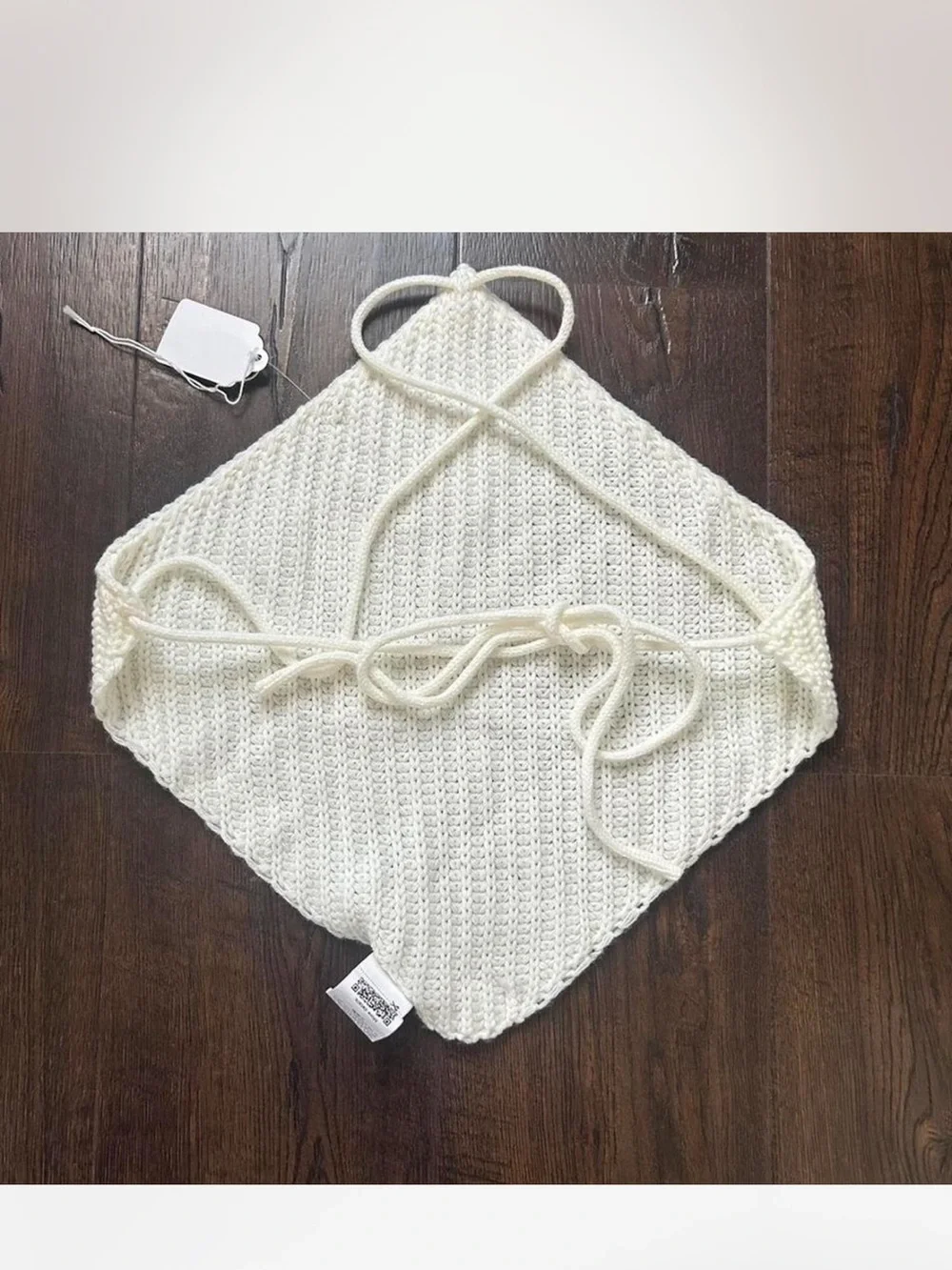 White Knit Cotton Bathroom Washcloth - Plush Cotton